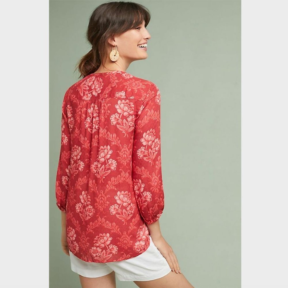 NWT Akemi + Kin Coconino Printed Buttondown - Picture 3 of 5